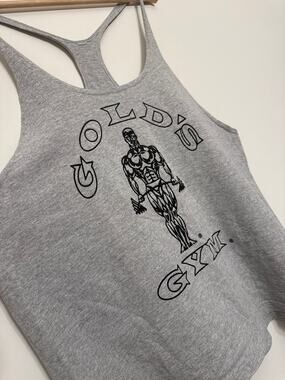 Golds Gym Graphic Racerback Tank Top Size XL